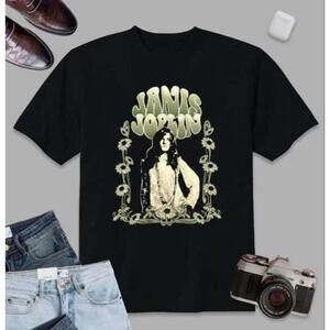 Janis Joplin Psychedelic Soul Rock Legend Music Fan T-Shirt